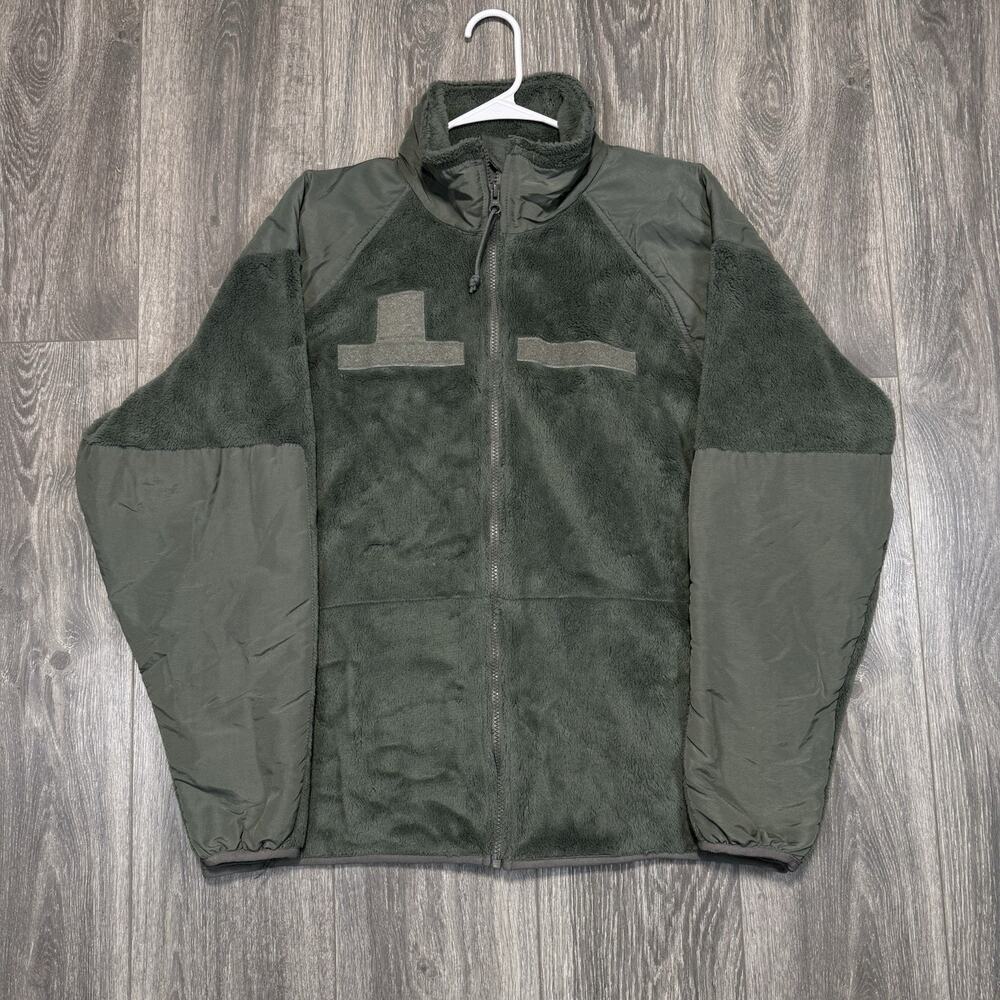 Peckham Fleece Jacket Gen III Cold Weather Large Polartec Military Green Coat